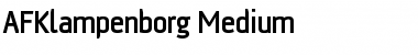 Download AFKlampenborg Medium Font Title Preview