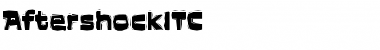 Download AftershockITC Regular Font Title Preview