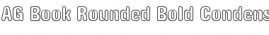 Download AG Book Rounded Regular Font Title Preview