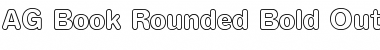 Download AG Book Rounded Bold Font Title Preview