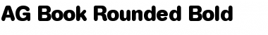 Download AG Book Rounded Regular Font Title Preview