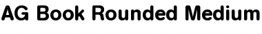 Download AG Book Rounded Bold Font Title Preview