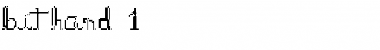 Download bithand 1 Font Title Preview