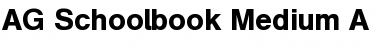 Download AG Schoolbook Bold Font Title Preview