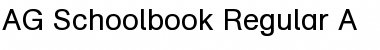Download AG Schoolbook Regular Font Title Preview
