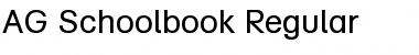 Download AG Schoolbook Regular Font Title Preview