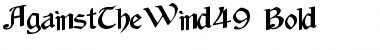 Download AgainstTheWind49 Bold Font Title Preview