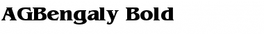 Download AGBengaly Bold Font Title Preview