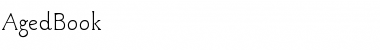 Download AgedBook Regular Font Title Preview