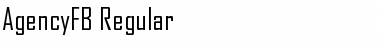 Download AgencyFB Regular Regular Font Title Preview