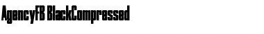 Download AgencyFB Regular Font Title Preview