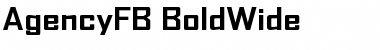 Download AgencyFB Regular Font Title Preview