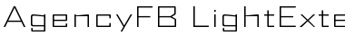 Download AgencyFB Regular Font Title Preview