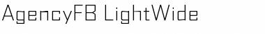 Download AgencyFB Regular Font Title Preview