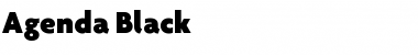 Download Agenda Black Font Title Preview