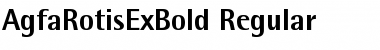 Download Agfa Rotis Semisans ExBold Regular Font Title Preview