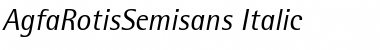 Download Agfa Rotis Semisans Italic Font Title Preview