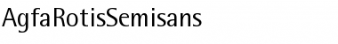 Download Agfa Rotis Semisans Regular Font Title Preview