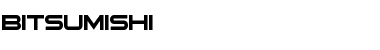 Download Bitsumishi Regular Font Title Preview