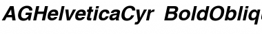 Download AGHelveticaCyr Font