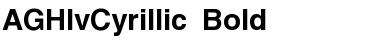 Download AGHlvCyrillic Bold Font Title Preview