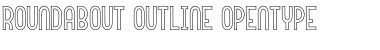 Download Roundabout Outline Regular Font Title Preview