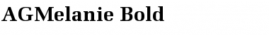 Download AGMelanie Bold Font Title Preview