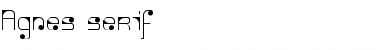 Download Agnes serif Agnes serif Font Title Preview