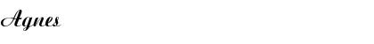 Download Agnes Bold Font Title Preview