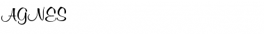 Download AGNES Normal Font Title Preview
