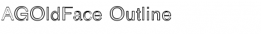 Download AGOldFace Outline Font Title Preview