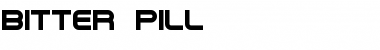 Download bitter pill Regular Font Title Preview