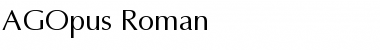 Download AGOpus Roman Font Title Preview