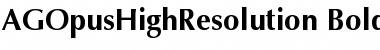 Download AGOpusHighResolution Bold Font Title Preview