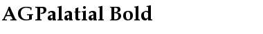 Download AGPalatial Bold Font Title Preview