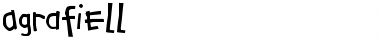 Download AgrafieLL Medium Font Title Preview
