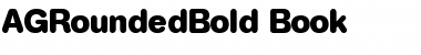 Download AGRoundedBold-Book Book Font Title Preview