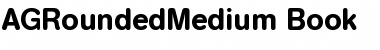 Download AGRoundedMedium-Book Book Font Title Preview