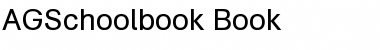 Download AGSchoolbook-Book Book Font Title Preview