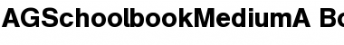 Download AGSchoolbookMediumA-Book Book Font Title Preview