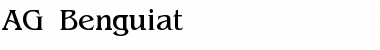 Download AG_Benguiat Regular Font Title Preview