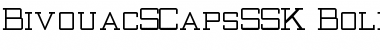 Download BivouacSCapsSSK Bold Font Title Preview