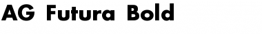 Download AG_Futura Bold Font