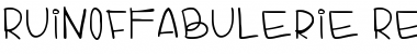 Download Ruin Of Fabulerie Regular Font Title Preview