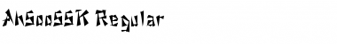 Download AhSooSSK Regular Font Title Preview