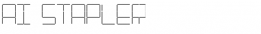 Download AI stapler Regular Font Title Preview