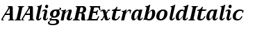 Download AIAlign Italic Font Title Preview