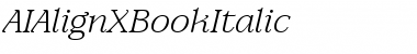 Download AIAlign Italic Font Title Preview