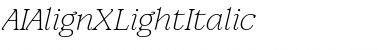 Download AIAlign Italic Font Title Preview