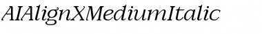 Download AIAlign Italic Font Title Preview